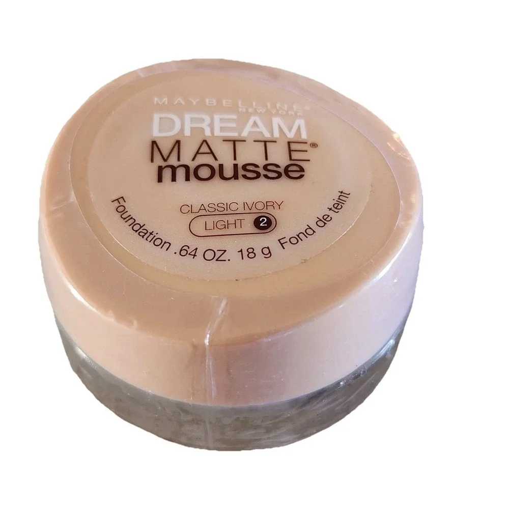 Maybelline Dream‎ Matte Mousse Foundation | Classic Ivory Light 2 | NEW, SEALED